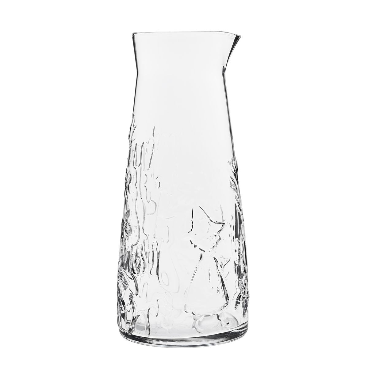 Pichet en verre transparent