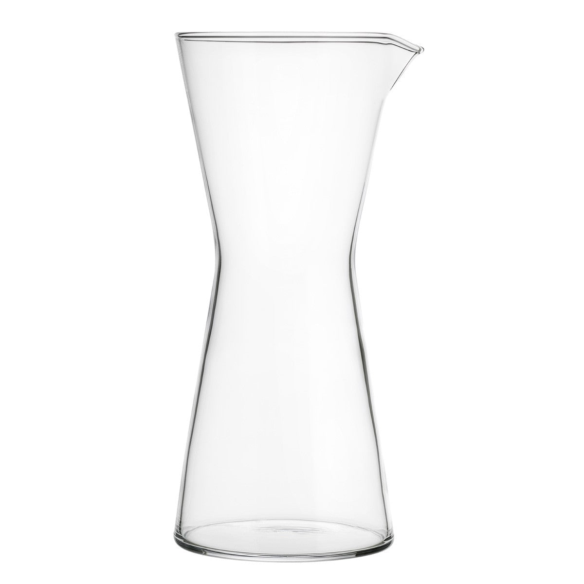 Pichet en verre transparent