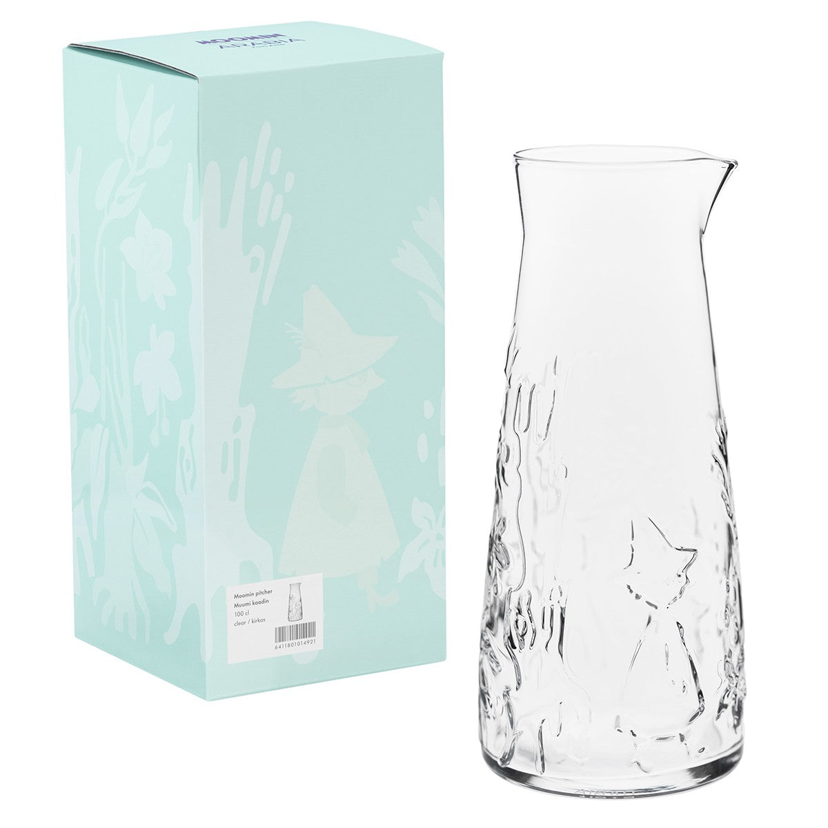 Pichet en verre transparent